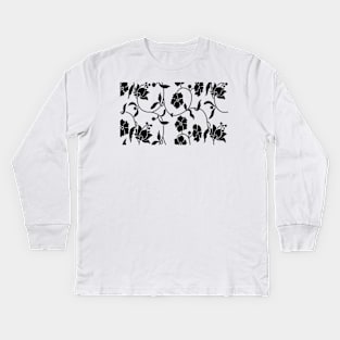 Background Flora Kids Long Sleeve T-Shirt